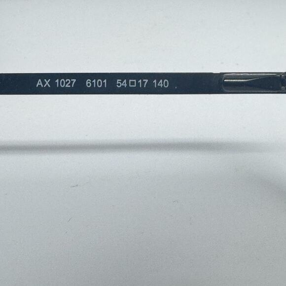 Armani Exchange AX1027 6101 Eyeglasses Half Rim Gray Rectangle 54-17-140 H17211 - Picture 5 of 7